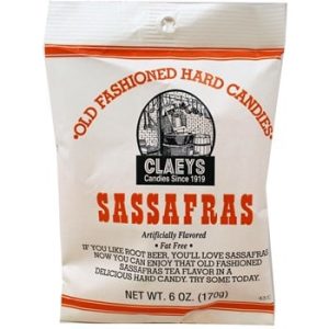 Claeys Hard Candies Sassafras 24x6oz