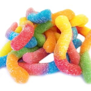 Albanese Gummi Mini Neon Worms Sour 4.5lb
