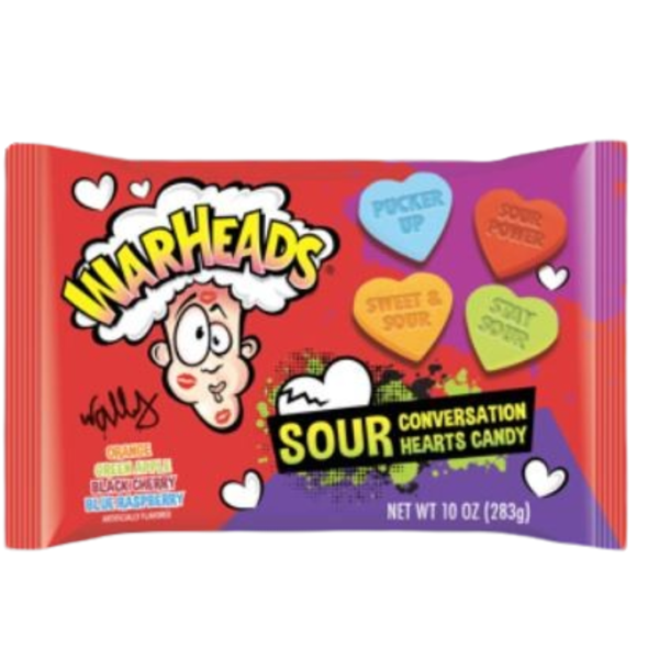 Flix Warheads Valentine Conversations Hearts 12x10oz