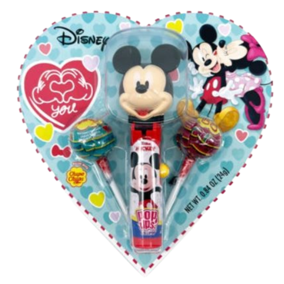 Flix Valentine Mickey/Minnie heart Pop Ups Blister Card Display 12 Flix Valentine Mickey/Minnie heart Pop Ups Blister Card Display 12