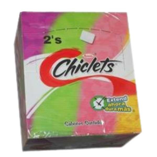 Adams Chiclets Two Surtido (Assorted) Mexican 75