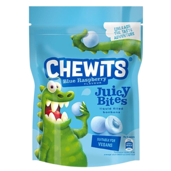 Chewits Blue Raspberry Juicy Bites 10x115g