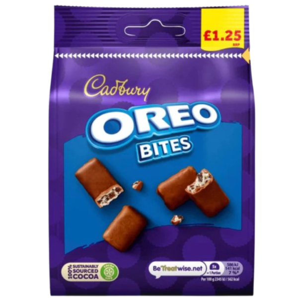 Cadbury Oreo Bites Price Marked British 10x85g