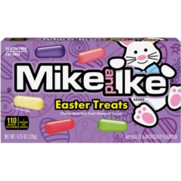 Just Born Mike & Ike Treats Easter TB 12x4.25oz