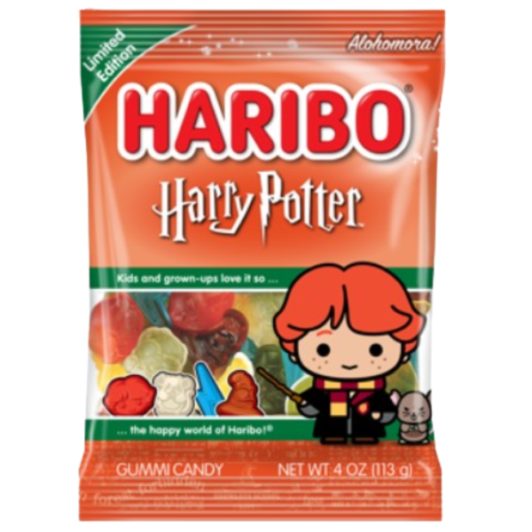 Haribo Harry Potter Ron LE Peg Bag DRC 12x4oz