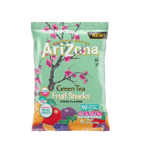 Arizona Fruit Snacks Green Tea 24x2.25oz
