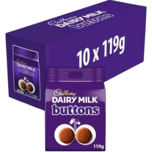 Cadbury Buttons Giant British 10x119g