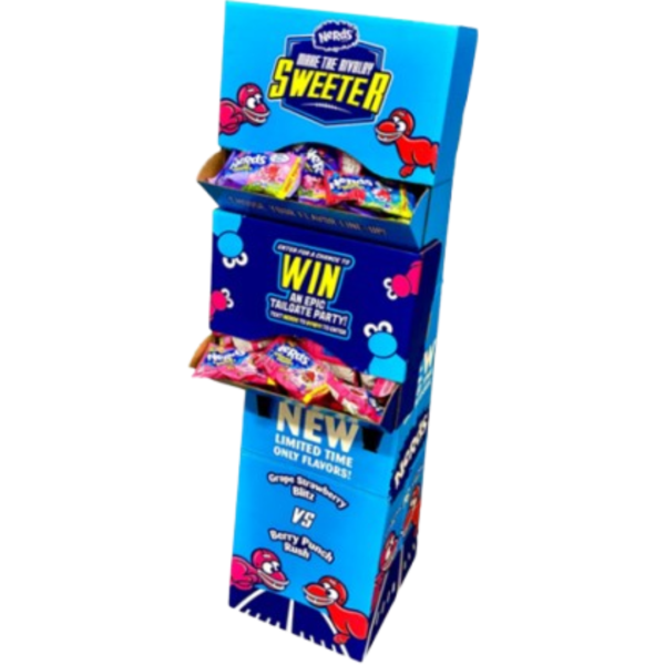 Nerds Gummy Clusters Limited Edition Football Floorstand 60x3oz
