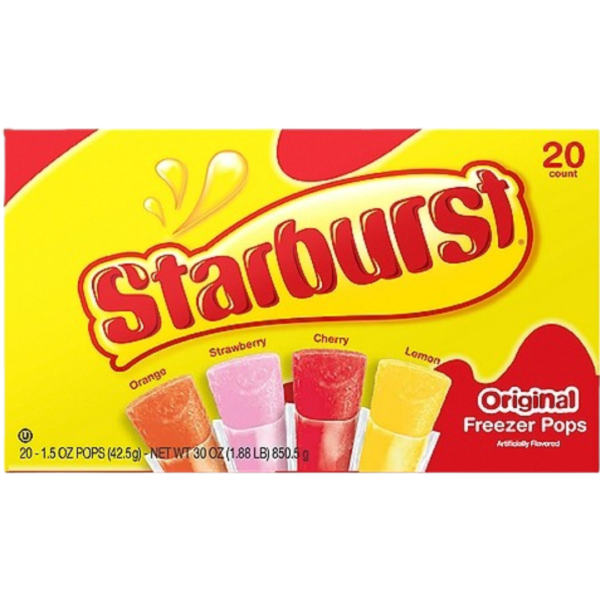 Starburst Freezer Pops 12x20