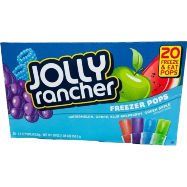 Jolly Rancher Freezer Pops 20 Pk 2x18oz