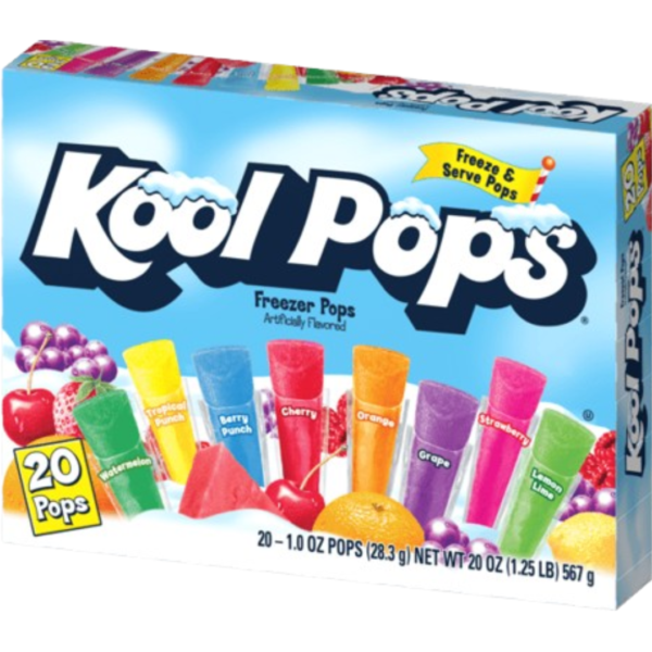 Kool Pops Freezer Bars Assorted 16x20