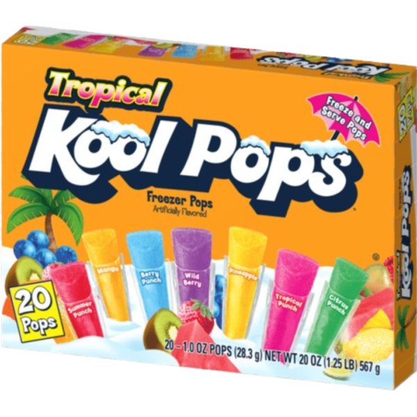 Kool Pops Freezer Bars Tropical 16x20