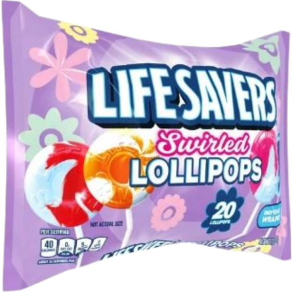 Spangler Life Savers Swirled Pops Twenty Pack Easter 12x7.1oz