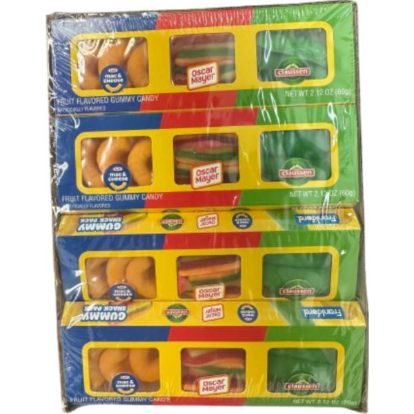 Frankford Kraft Gummy Snack Pack 12x2.12oz