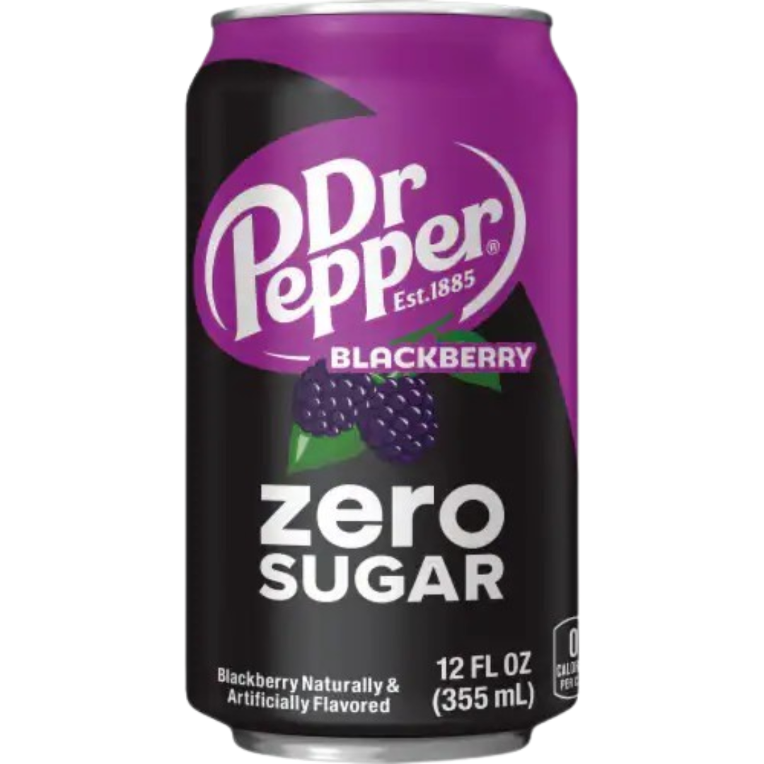 Dr. Pepper Zero Sugar Blackberry 12x355ml Dr. Pepper Zero Sugar Blackberry 12x355ml
