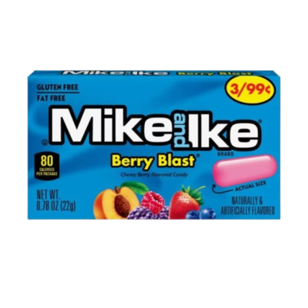 Just Born Mike And Ike Changemaker Berry Blast TB 24x7.8oz