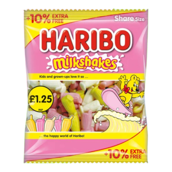 Haribo Milkshakes Share Size Price Marked British 12x154g