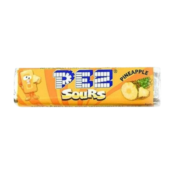 PEZ Wrapped Refill Sour Pineapple Candy 10lb