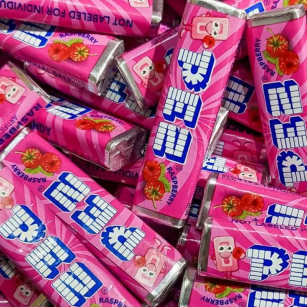 PEZ Wrapped Refill Raspberry Candy 10lb