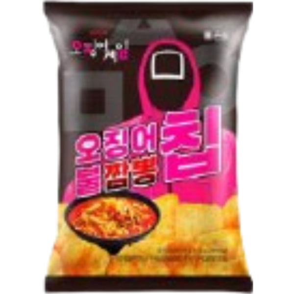 Squid Games Jjamppong Chips Korean 20x50g