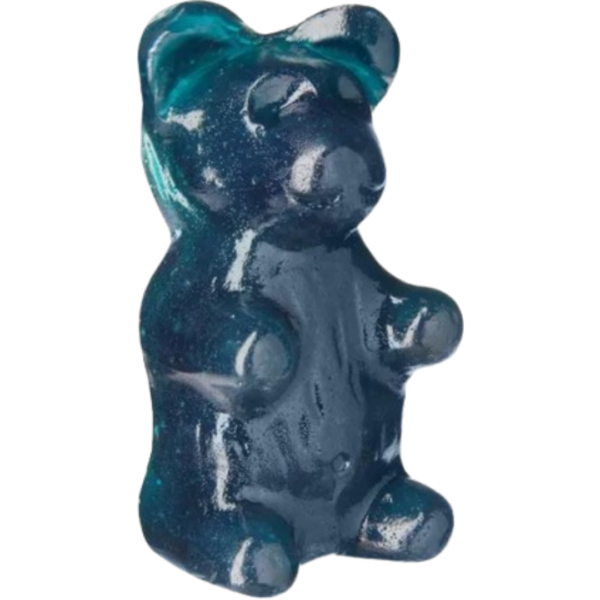 GGB Candies Giant Gummy Bear On a Stick Blue Raspberry 12x.1/2lb