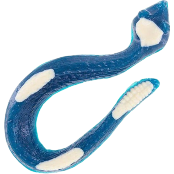 GGB Candies Giant Gummy Rattlesnake Blue Raspberry & Berry Blast 6x14oz