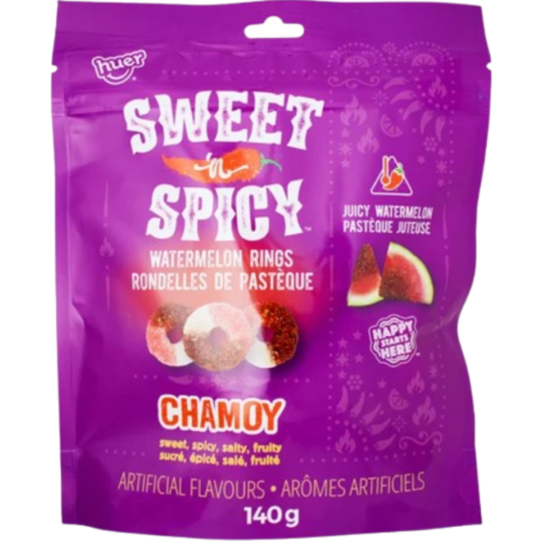 Huer Sweet N Spicy Watermelon Rings 12x140g