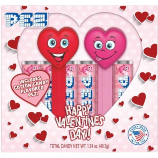PEZ Valentines Hearts Twin Pack 12x1.74oz