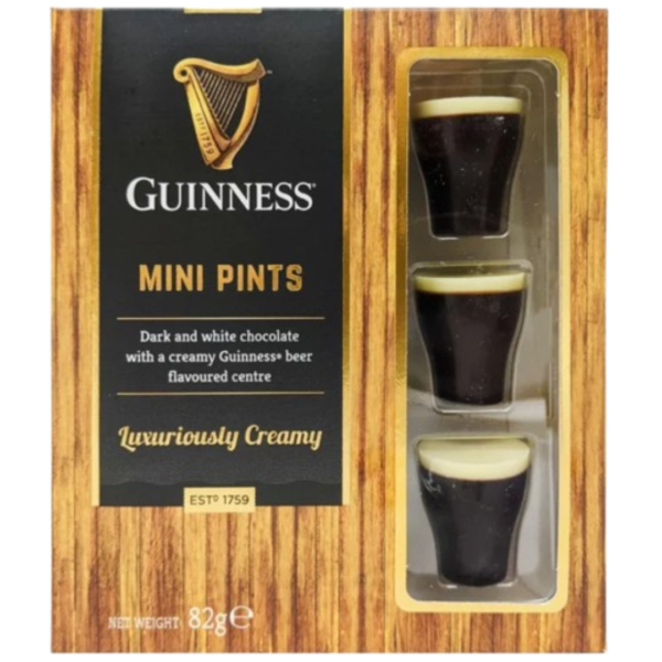Guiness Chocolate Mini Pints British 10x82g