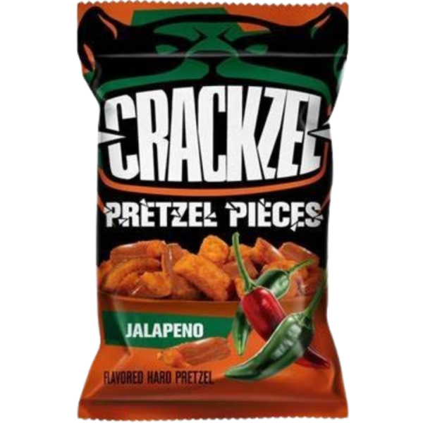 Crackzel Pretzel Pieces Jalapeno 24x85g