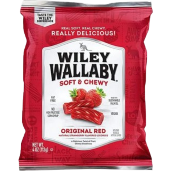 Wiley Wallaby Licorice Original Red 12x113g