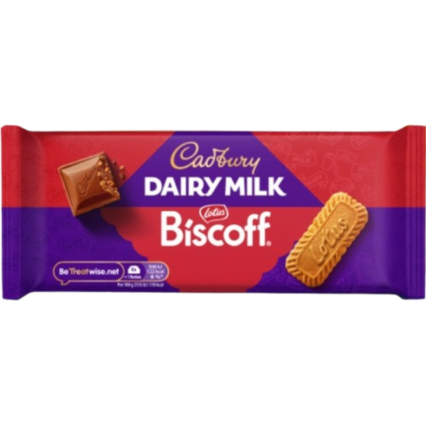 Cadbury Dairy Milk Lotus Biscoff British 21x95g