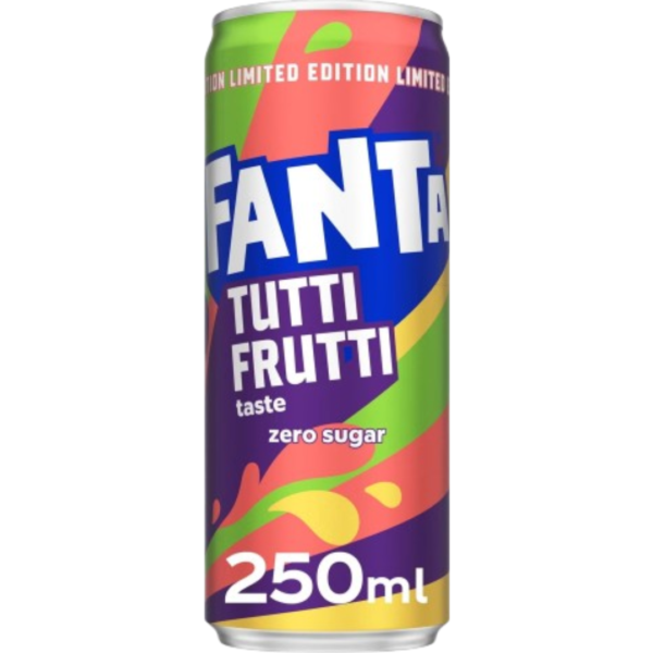 Fanta Tutti Frutti Zero Sugar British 24x250ml
