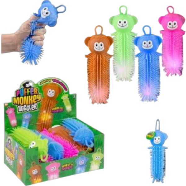 RIN Monkey Puffer Light-Up Wiggler 12