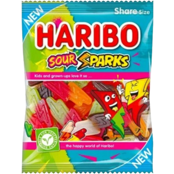Haribo Sour Sparks Price Marked British 12x154g