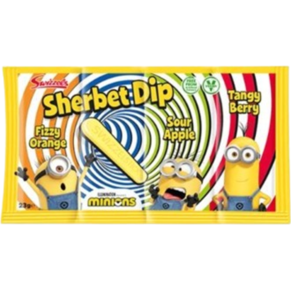 Swizzels Sherbet Dip Minions British 36x23g