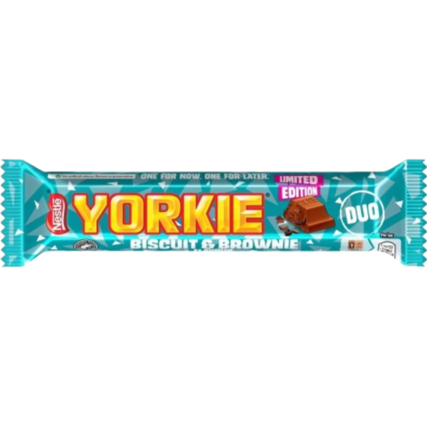 Nestle Yorkie Limited Edition Brownie Duo Pre Price British 24x66g