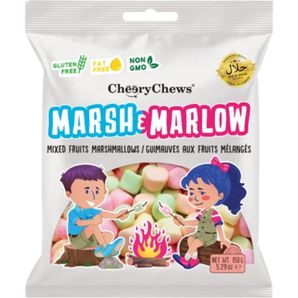 Marsh & Marlow Mini Mixed Fruit Marshmallow 24x150g