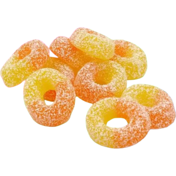 Kingsway Mega Value Gummi Peach Rings Vegan 2.5Kg