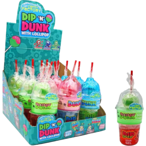 Crazy Candy Factory Dip n Dunk British 12x68g