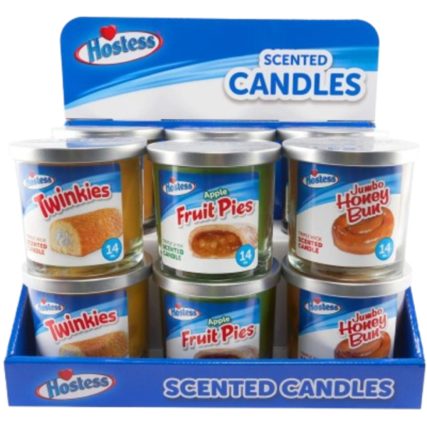 Hostess Candle Display 9x14oz