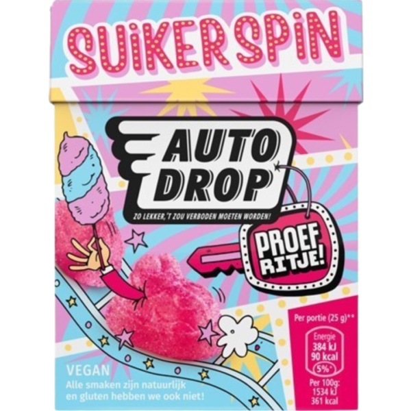 AutoDrop Proefritje Suikerspin Dutch 6x275g