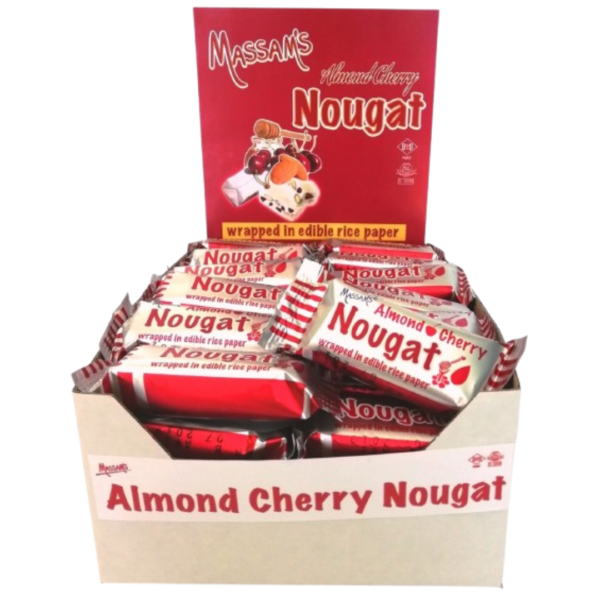 Massam's Nougat Almond & Cherry South Africa 48x25g