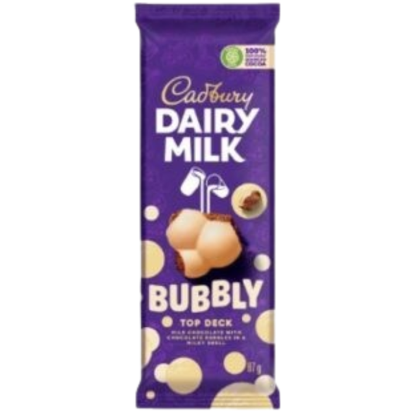 Cadbury Top Deck Bubbly Slab South Africa 24x87g