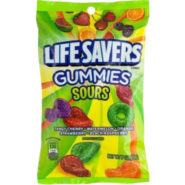 Lifesavers Gummies Sour Peg Bag 12x7oz