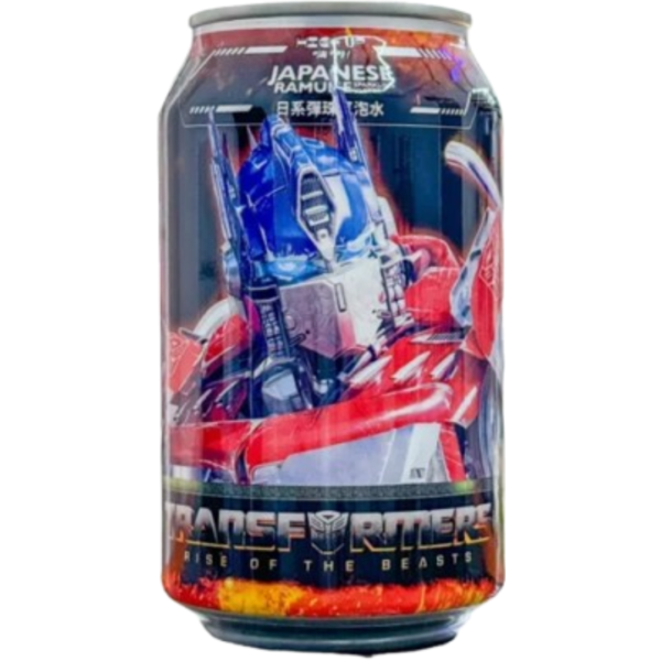 Transformer Optimus Prime Ramune Flavour Taiwan 24x330ml