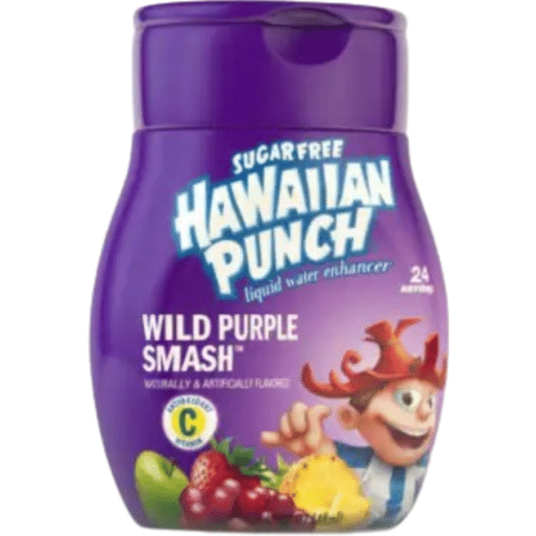Hawaiian Punch Liquid Water Enhancer Sugar Free Wild Purple Smash 6x48ml