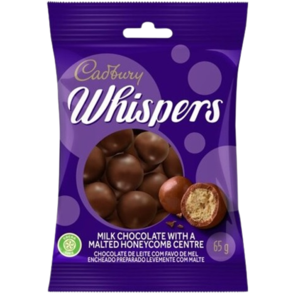 Cadbury Whispers South Africa Peg Bag 24x65g