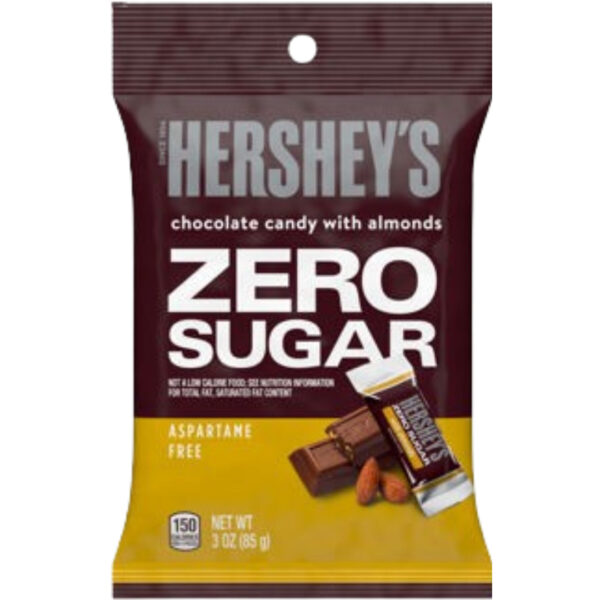 Herwhey Milk Chocolate With Almond Zero Sugar 12x3oz