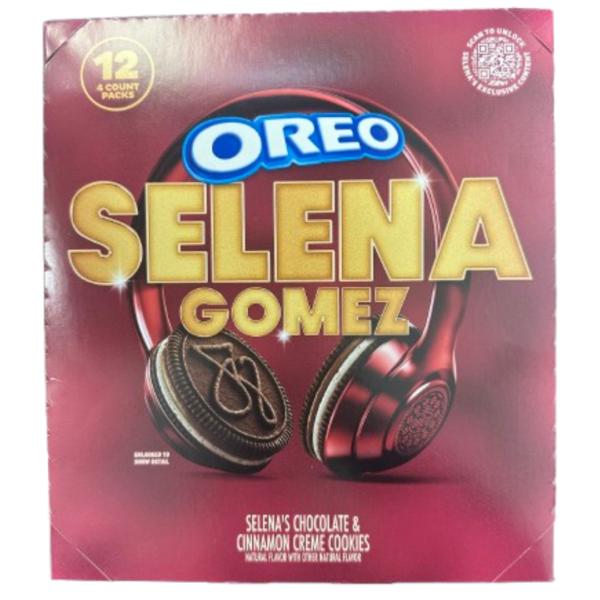 Oreo Limited Eddition Selena Gomez Chocolate & Cinnamon Cookies 12x2.04oz